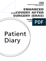 Patient Diary: Enhanced Recovery After Surgery (Eras)