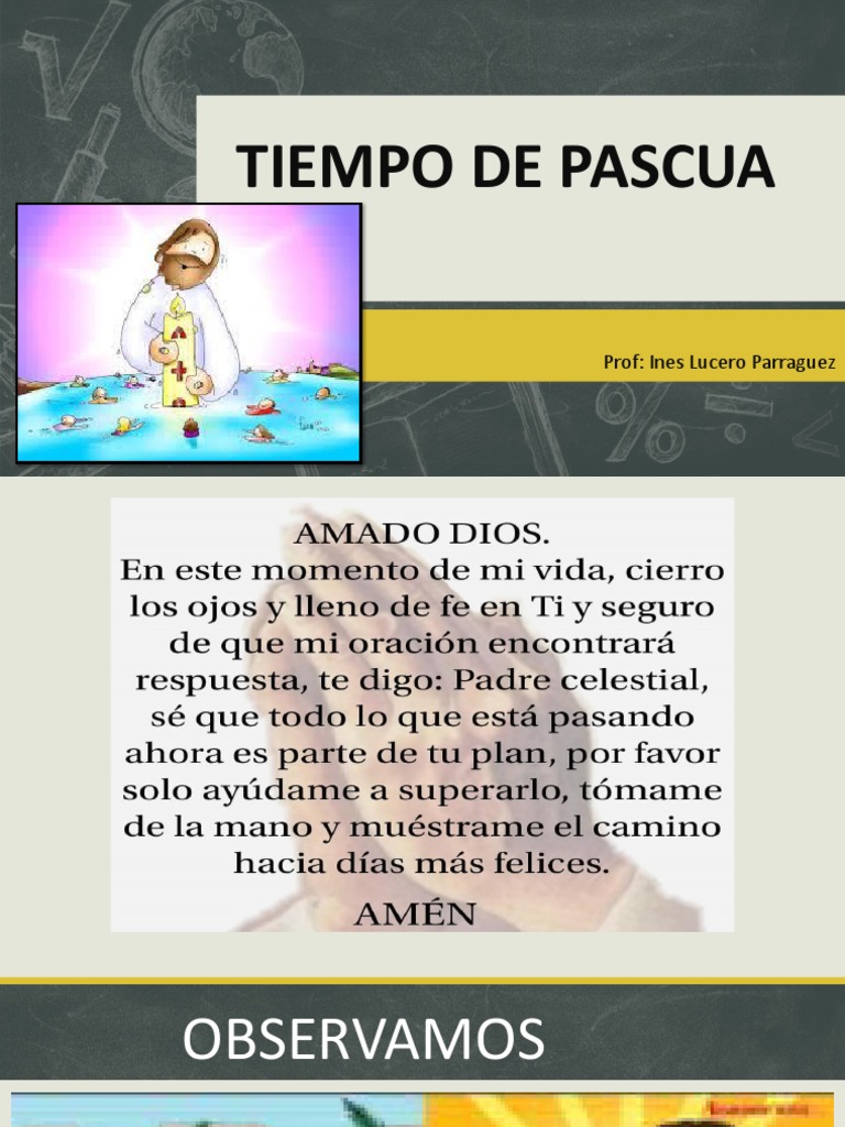 Significado y duración de la Pascua | PDF | Pascua de Resurrección | La ...