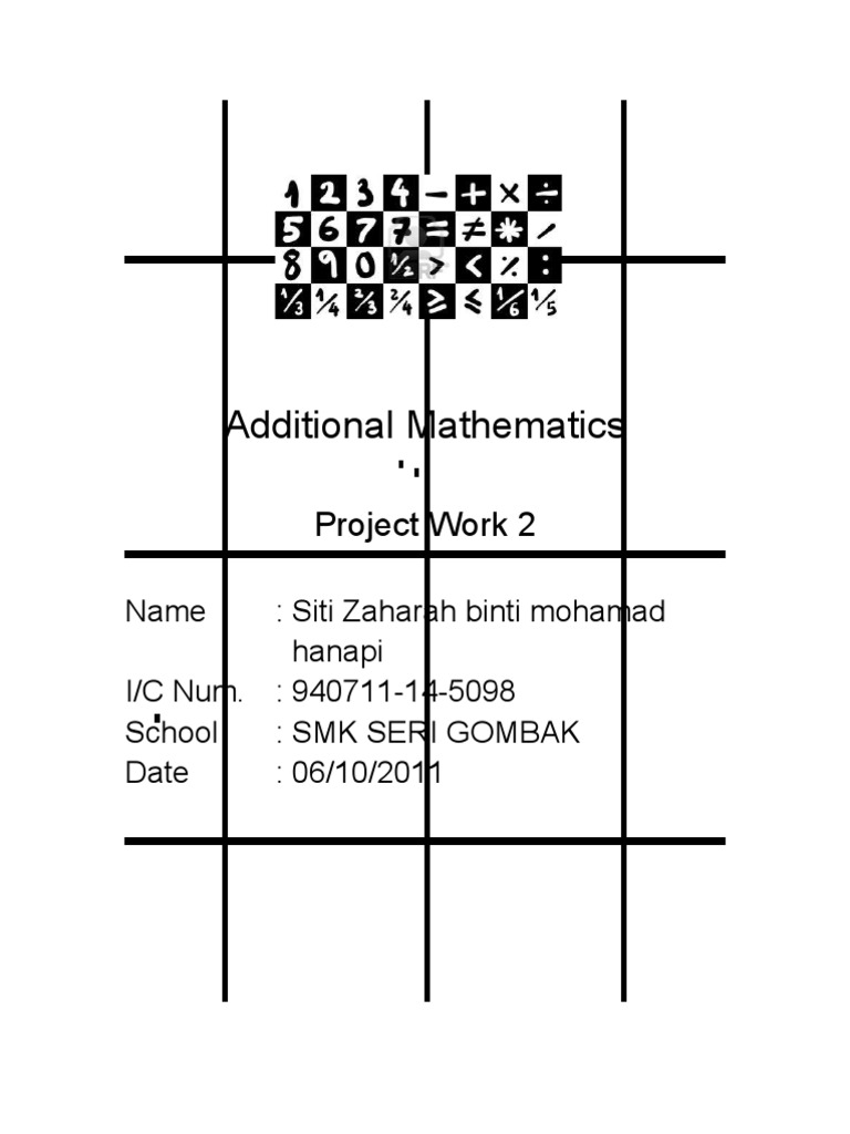 Additional Mathematics Project on Circles | PDF | Pi | Circle