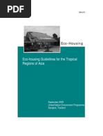 Eco-Housing Guidelines for the Tropical Regions of Asia