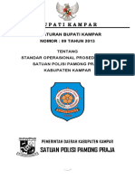 SOP Satpol PP Kampar