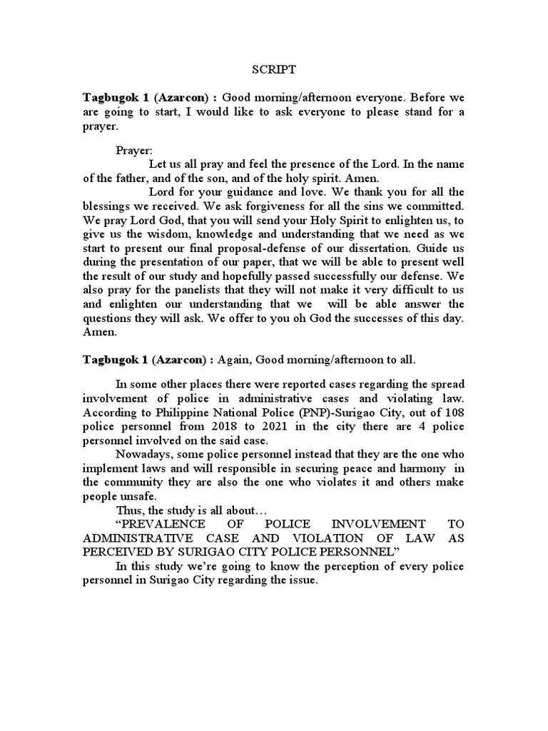 Script para Sa Mga Tagbugok | PDF | Mean | Standard Deviation