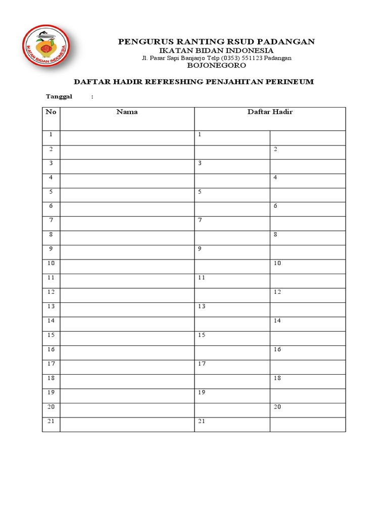 Surat Rekomendasi Praktek Kebidanan | PDF