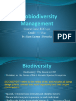 Agrobiodiversity Management: Course Code: ECO 412 Credit: (1+1) 2 By: Ram Kumar Shrestha