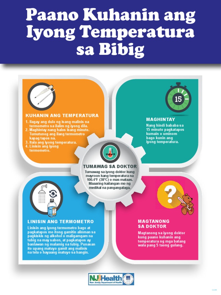 How To Take Temperature Tagalog PDF