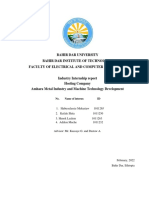 Final Report and Project