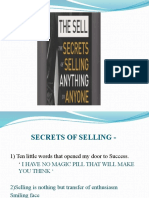 Secrets of Selling 