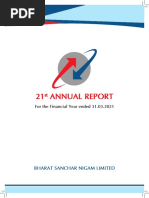 21st English BSNL Annual Report