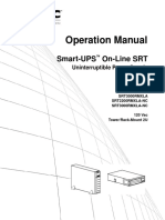 Operation Manual: Smart-UPS On-Line SRT