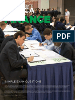 Finance: Sample Exam Questions