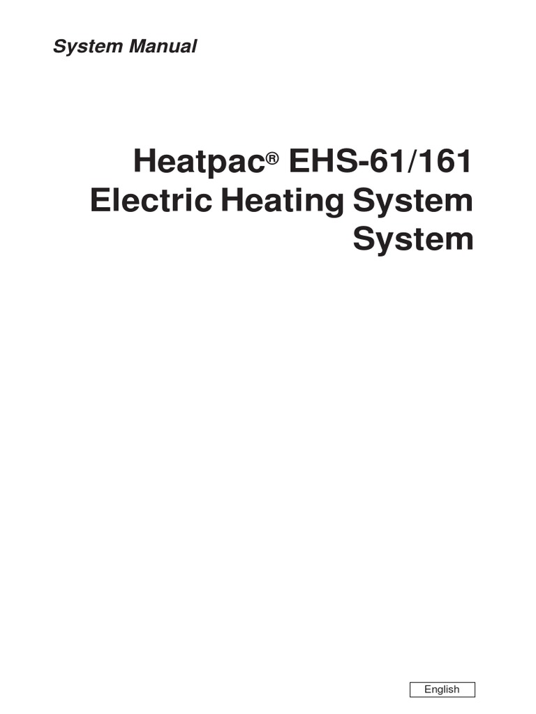 Electric Heating System | PDF