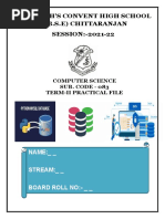 Term 2 CSPractical File