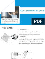 FLUX LISTRIK DAN HK. GAUSS