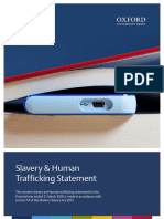 Slavery & Human Trafficking Statement