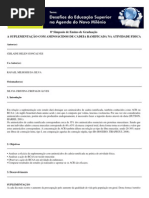 A SUPLEMENTAÇÃO COM AMINOÁCIDOS DE CADEIA RAMIFICADA NA ATIVIDADE FISICA