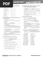 Prepare Second Edition Level 5: Unit 9 Vocabulary: Standard