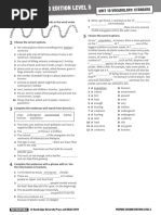 Prepare Second Edition Level 5: Unit 10 Vocabulary: Standard