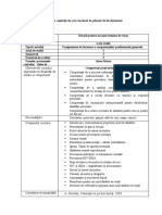 Descrierea Unității de Curs Inclusă În Planul de Învățământ