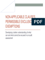 5.15.19 - NonApplicable Clauses