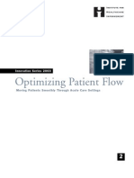 Optimizing Patient Flow: Innovation Series 2003
