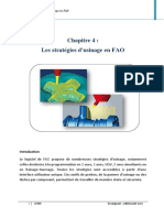 Chapitre 4 Stratégies D'usinage en FAO