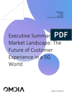 Omdia Executive Summary Market Landscape The Future of Customer Experience in A 5G World