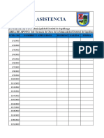 Lista de Asistencia