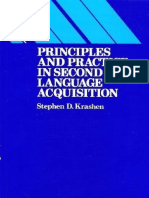 Stephen D. Krashen - Principles and Practice in Second Language Acquisition (Language Teaching Methodology) (1982)