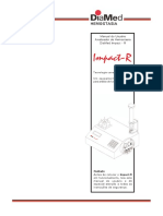 Manual - Analisador Hemostasia DiaMed Impact-R - ANVISA