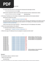 IP Addressing Notes 6-2-11