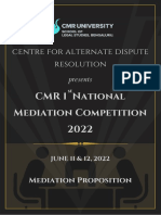 Mediation Competition Proposition