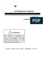 Operation and Maintenance Manual: Warning