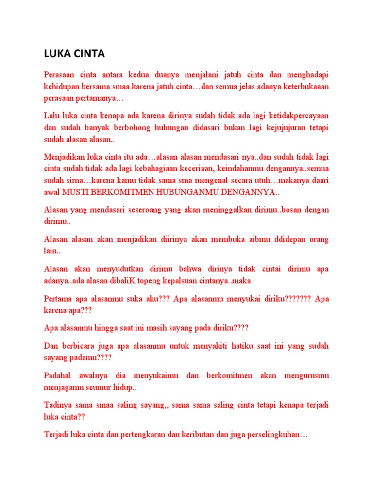 Luka Cita novel ending