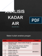 Kuliah 3 Analisis Kadar Air-New