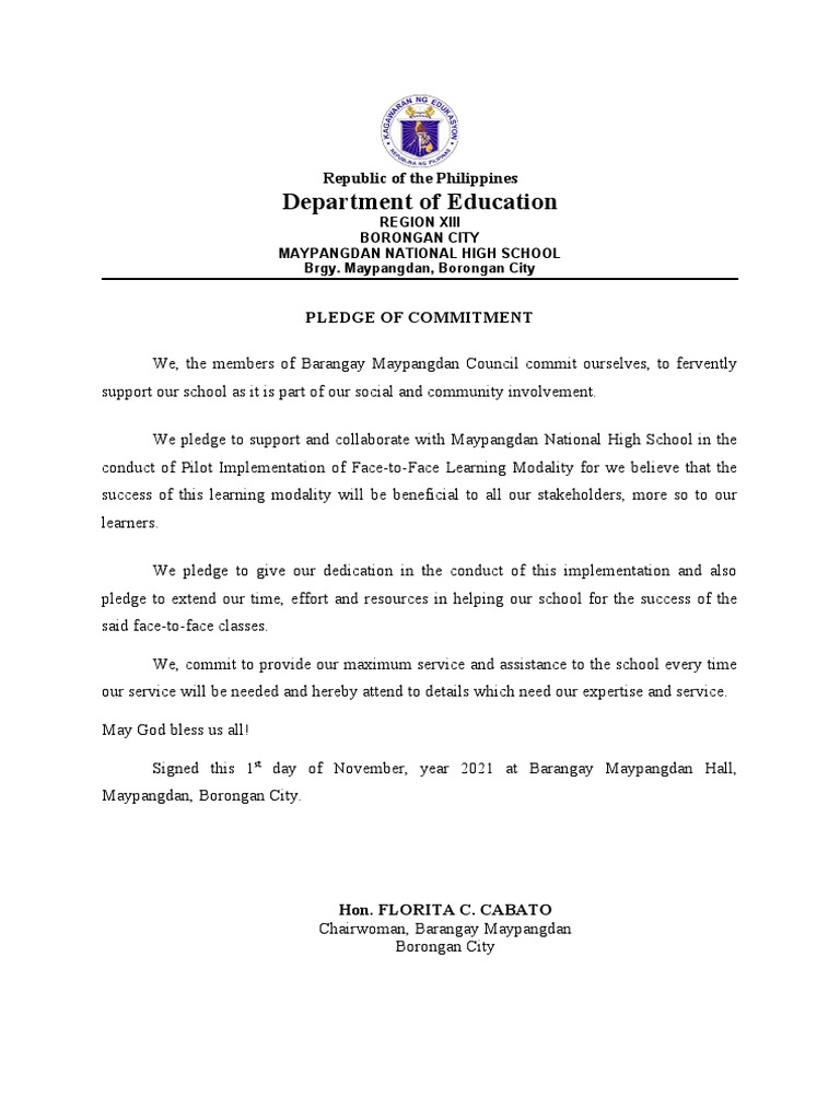 Department of Education: Republic of The Philippines | PDF | Wellness