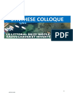 Synthèse - Colloque Du 20 Novembre 2021