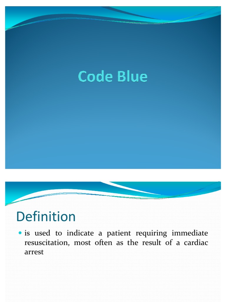 Code Blue | PDF