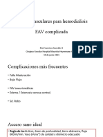 Capacitcion Hemodialisis - FAV Complicada