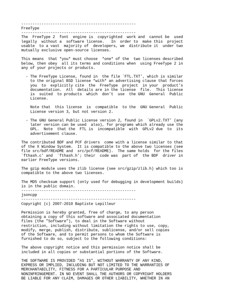 License PDF Copyright Source Code