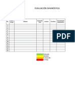 Evaluación Diagnóstica