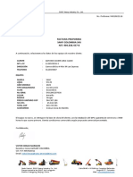 Factura Proforma SANY SY135C ANTONIO LORA