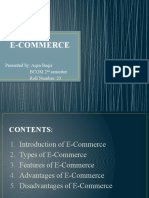 E-Commerce Presentation by Aqsa Bakir