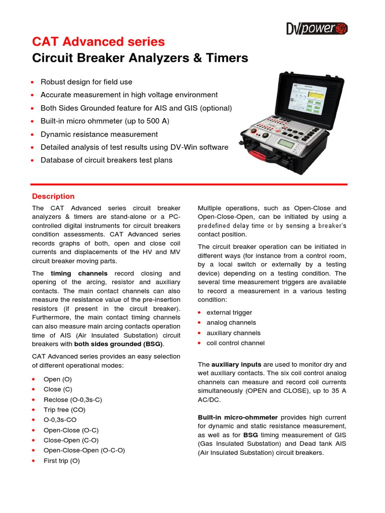 Brochure CAT Advanced series-B-CATADV-112-EN | PDF | Inductor ...