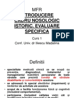 Curs 1 Generalitati. Cadru Nosologic