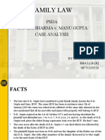 Family Law: Psda Sujata Sharma V. Manu Gupta Case Analysis