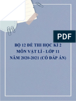 Bo 12 de Thi Hoc Ki 2 Mon Vat Li Lop 11 Nam 2020 2021 Co Dap An 7139