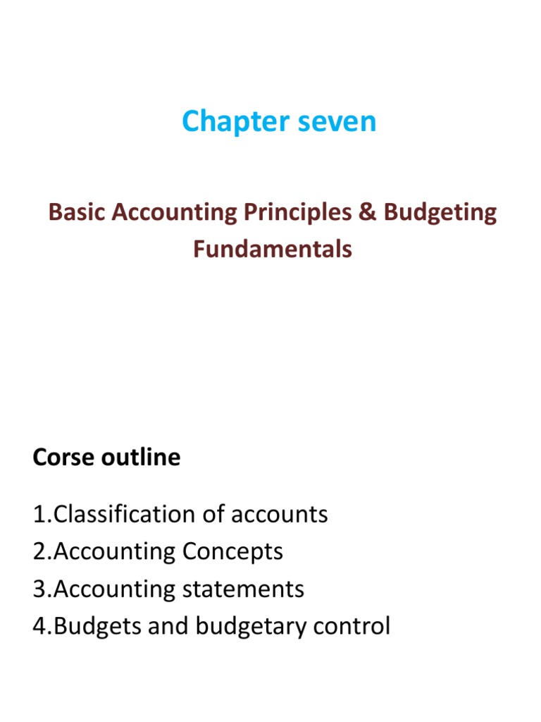Accounting Principles and Budgeting Basics | PDF | Balance Sheet | Expense