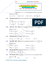 TUYỂN TẬP ĐỀ ĐẠI HỌC CHÍNH THỨC NGUYÊN HÀM TÍCH PHÂN