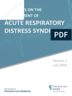 Ficm & Ics Ards Guideline - July 2018