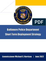 BPD Short Term Deployment Strategy (2022)